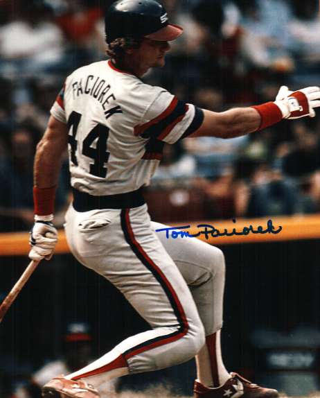 AUTOGRAPHED  photo TOM PACIOREK Chicago White Sox