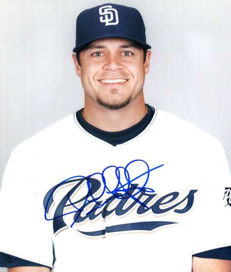 AUTOGRAPHED MARK LAFOREST  SD Padres photo