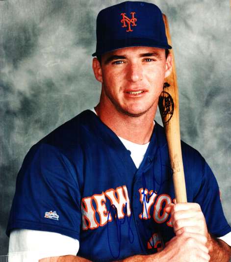 AUTOGRAPHED ANDY TOMBERLAIN New York Mets photo