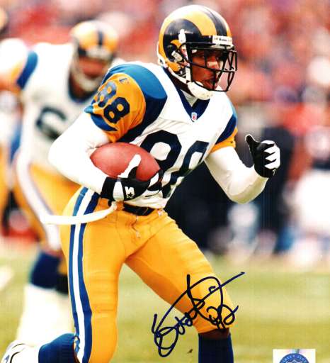 AUTOGRAPHED EDDIE KENNISON photo St Louis Rams
