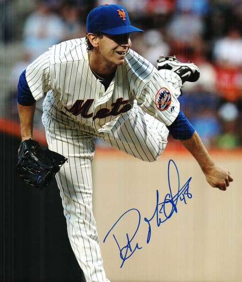AUTOGRAPHED PAT MISCH New York Mets photo