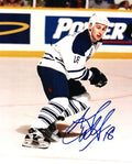 Autographed ALYN MCCAULEY  Maple Leafs  photo