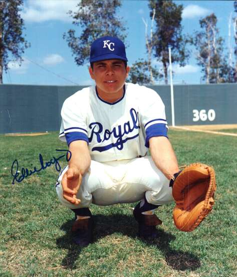 AUTOGRAPHED ELLIE RODRIGUEZ photo  KC Royals