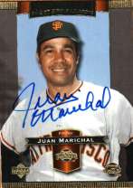 Autographed JUAN MARICHAL 2003 Upper Deck Sweet Spot Classics Card