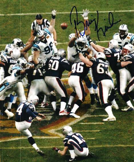 Autographed BRIAN KINCHEN Carolina Panthers 8x10 photo