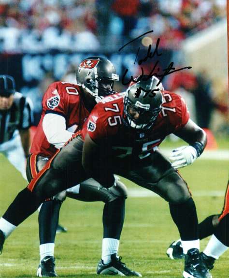 Autographed TODD WASHINGTON Tampa Bay Buccaneers Photo