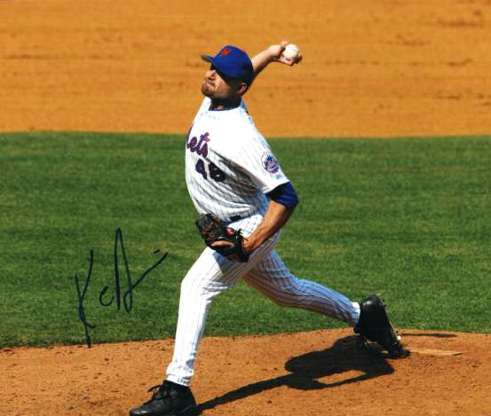 AUTOGRAPHED KANE DAVIS New York Mets photo