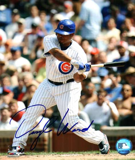 AUTOGRAPHED DARYLE WARD 8x10 Chicago Cubs Photo