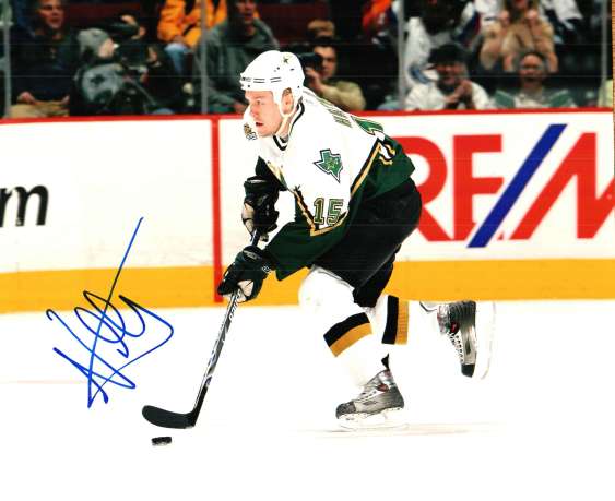 Autographed NIKLAS HAGMAN Dallas Stars  Photo
