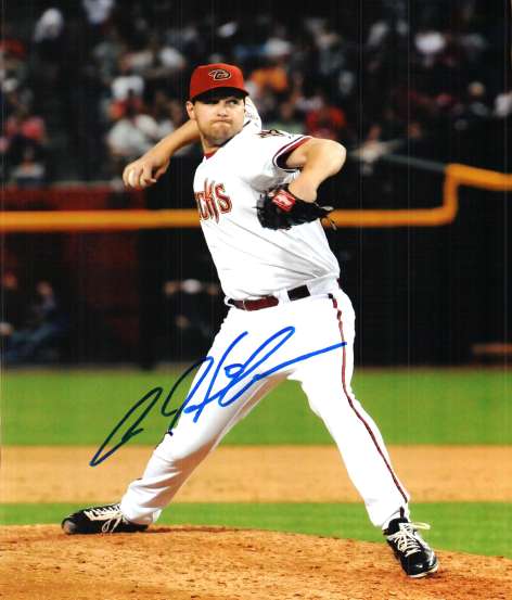 Autographed AARON HEILMAN 8X10 Arizona Diamondbacks Photo