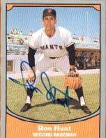 Signed RON HUNT Pacific Legends Card