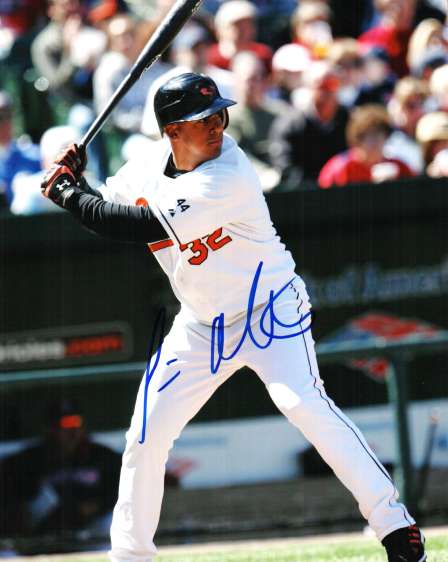 AUTOGRAPHED  photo LUIS MATOS Baltimore Orioles