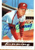 Autographed JIM BUNNING 2003 Topps Gallery Card
