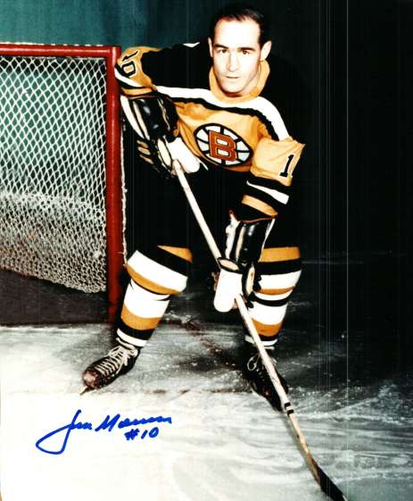 Autographed JIM MORRISON Boston Bruins  Photo