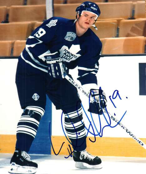Autographed FREDRIK MODIN  Maple Leafs  photo