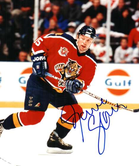 Autographed DAVE GAGNER 8X10 Florida Panthers Photo