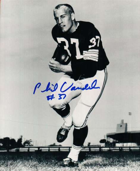 Autographed PHIL VANDERSEA 8X10 Green Bay Packers Photo