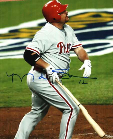 AUTOGRAPHED MATT STAIRS 8X10 photo  Philadelphia Phillies