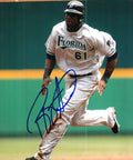 AUTOGRAPHED 8X10 photo REGGIE ABERCROMBIE Florida Marlins