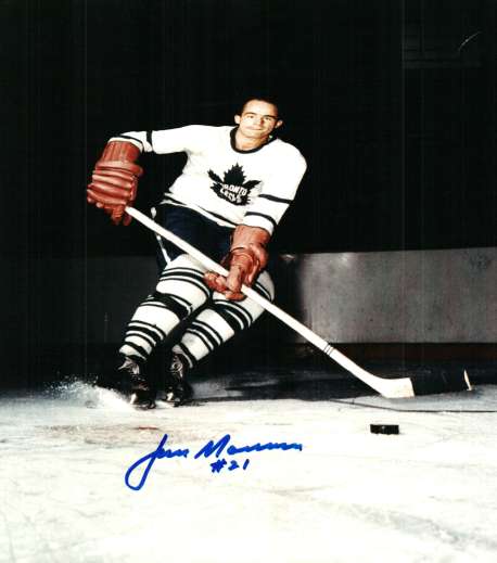 Autographed  JIM MORRISON 8X10 Toronto Maple Leafs  photo
