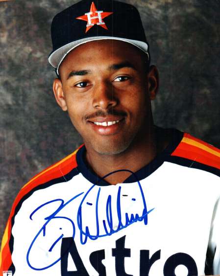 AUTOGRAPHED  photo BRIAN WILLIAMS Houston Astros