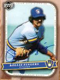 Autographed ROLLIE FINGERS 2005 UPPER DECK CLASSICS CARD