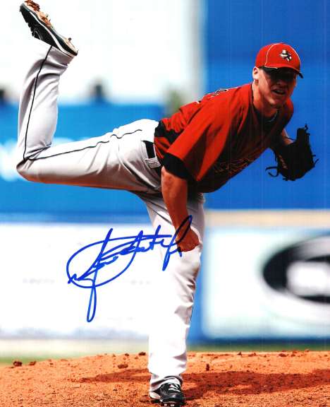AUTOGRAPHED MATT LINDSTROM 8X10 photo  Houston Astros