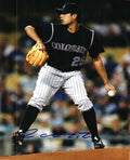 AUTOGRAPHED JORGE DELAROSA 8X10 Colorado Rockies Photo