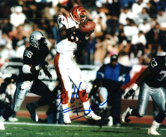 Autographed EDDIE BROWN 8X10 Photo - Cincinnati Bengals