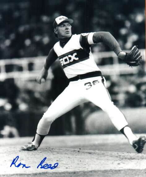 AUTOGRAPHED  photo RON REED Chicago White Sox