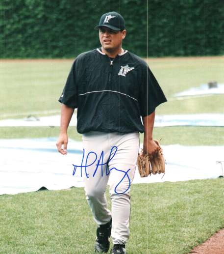 AUTOGRAPHED 8X10 photo ARMANDO ALMANZA Florida Marlins