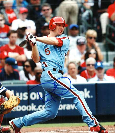 AUTOGRAPHED PETE ORR 8x10 Philadelphia Phillies Photo