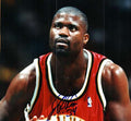 AUTOGRAPHED ISAIAH RIDER Atlanta Hawks photo