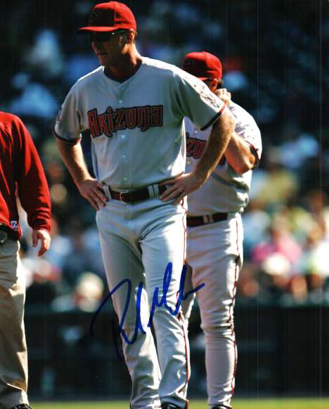 Autographed BOB MELVIN 8X10 Arizona Diamondbacks Photo