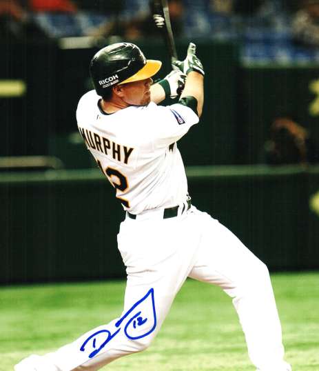 AUTOGRAPHED  photo DONNIE MURPHY Oakland A's