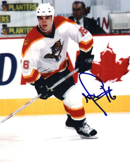 Autographed  NATHAN HORTON Florida Panthers Photo