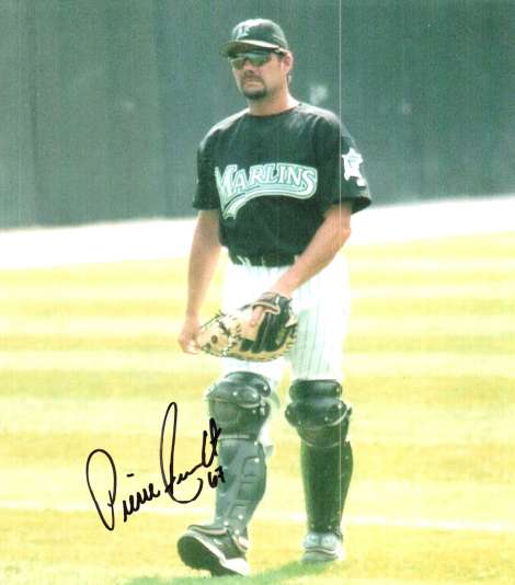 AUTOGRAPHED 8X10 photo PIERRE ARSENAULT Florida Marlins