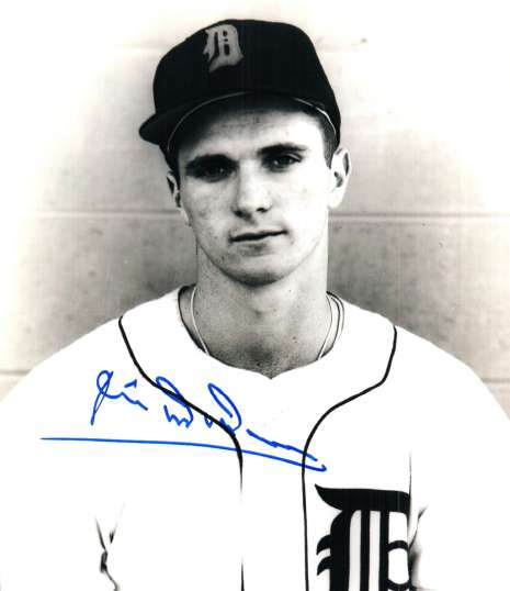 AUTOGRAPHED JIM MCMANUS photo  Detroit Tigers