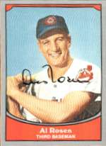 Signed  AL ROSEN Pacific Legends Card