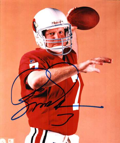 Autographed BOOMER ESIASON 8X10 photo Arizona Cardinals