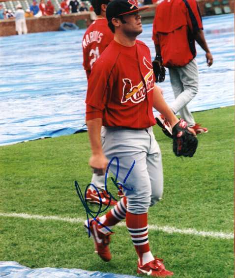 AUTOGRAPHED ANTHONY REYES St. Louis Cardinals photo