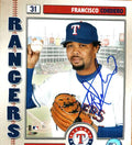 AUTOGRAPHED FRANCISCO CORDERO 8X10 Texas Rangers Photo
