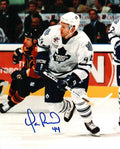 Autographed YANIC PERREAULT  Maple Leafs  photo