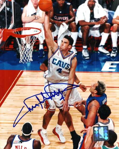 Autographed CHRIS MIHMS Cleveland Cavaliers photo