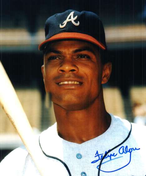 AUTOGRAPHED FELIPE ALOU Atlanta Braves photo