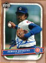 Autographed FERGIE JENKINS 2005 UPPER DECK CLASSICS CARD
