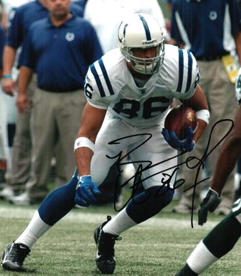 Autographed BEN UTECHT  Colts photo