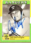 Autographed JEFF BURROUGHS UD 1970's Decade Card