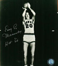 Autographed ED MACAULEY  ST LOUIS HAWKS 8x10 PHOTO