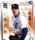 AUTOGRAPHED  photo TROY PERCIVAL Detroit Tigers